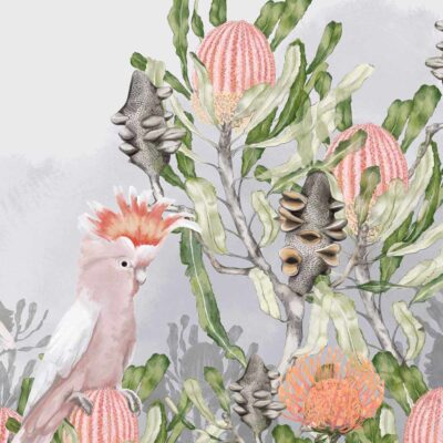 Australian native flora painted artwork