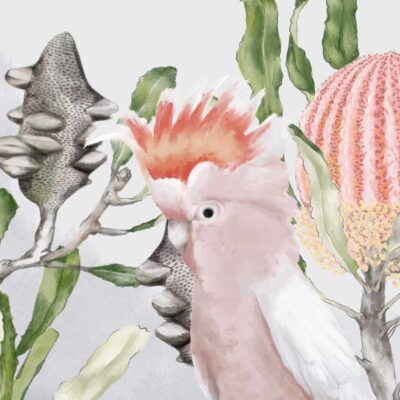 Australian native flora painted artwork